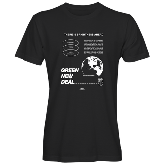 There is Brightness Ahead Unisex Organic T-Shirt - Black or White