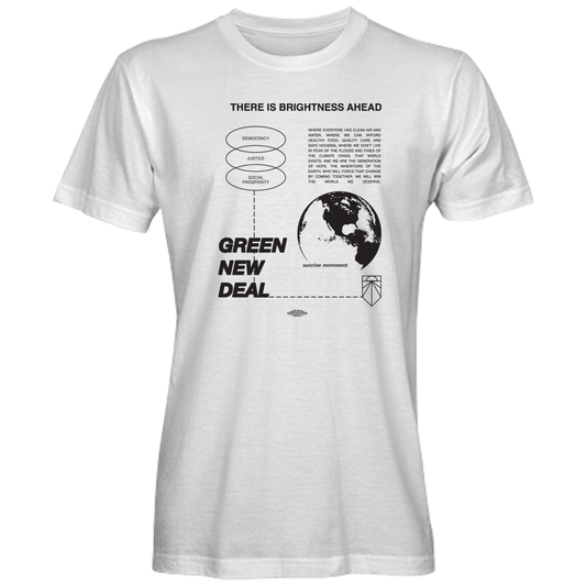 There is Brightness Ahead Unisex Organic T-Shirt - Black or White