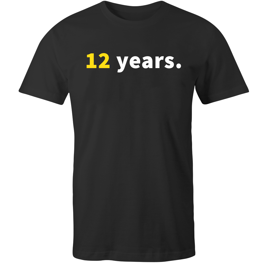 ON SALE: 12 Years Tee