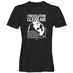 Revolution Clean Air Unisex Organic T-Shirt - Black or White