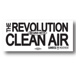 Revolution of Clean Air 2" Die Cut Sticker